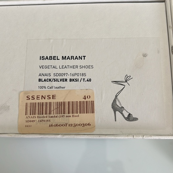 Isabel Marant - Strappy Leather Heels size 40 - Picture 4 of 4